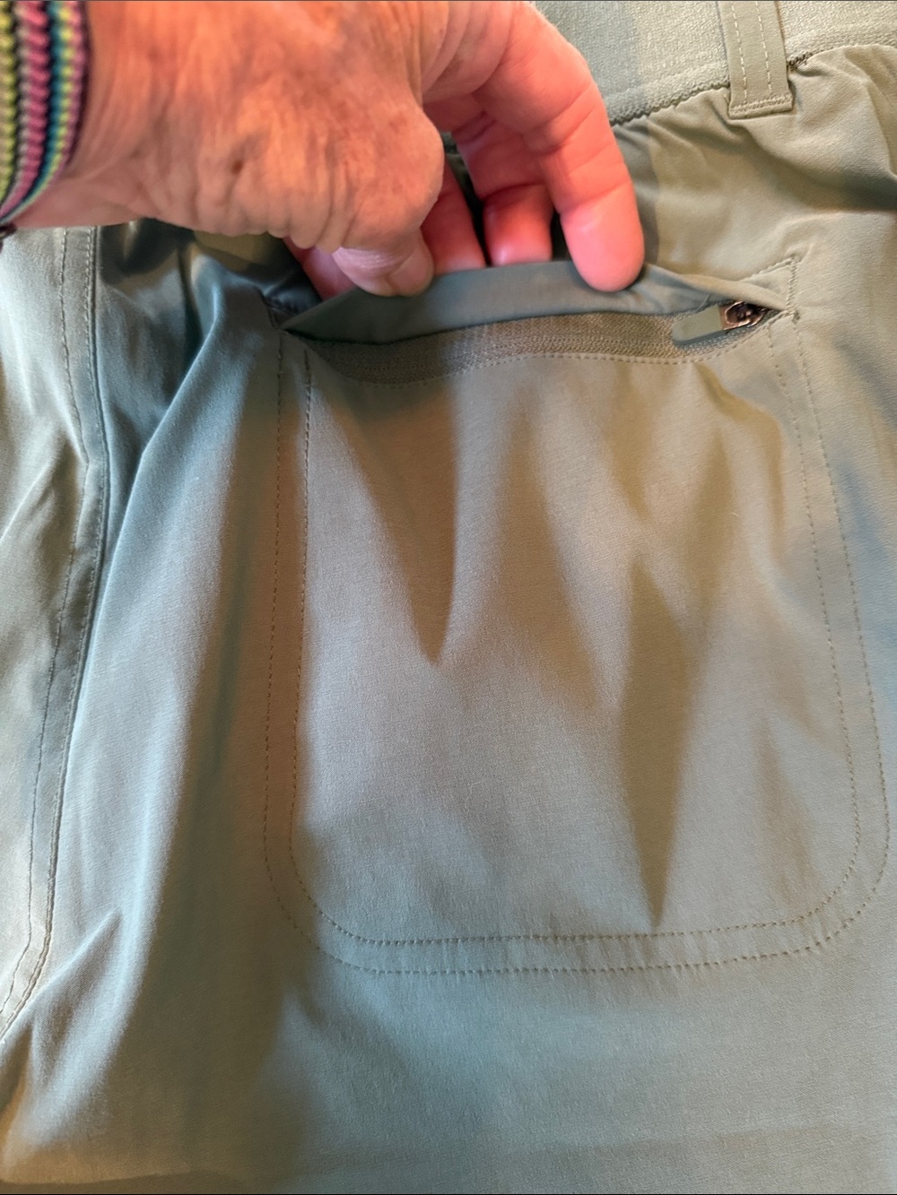 ZeroXposur Women's Green Outdoor hiking Shorts - Picture 5 of 8